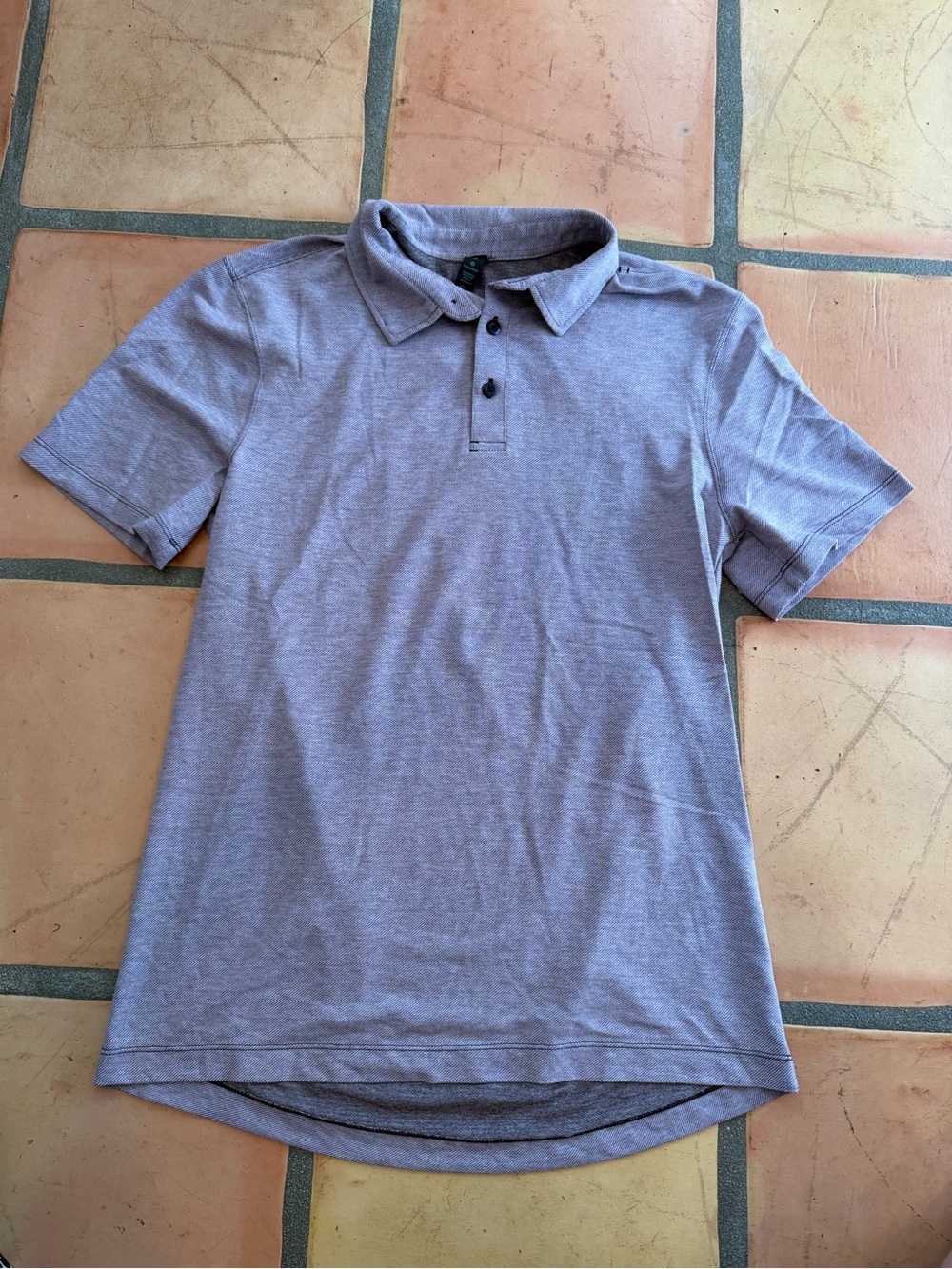 lululemon athletica Men's Polo Shirt - Light Lavender Heather